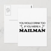ドリンクも – Mailman ポストカード (正面/裏面)