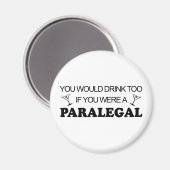 ドリンクも – Paralegal マグネット (正面/裏面)