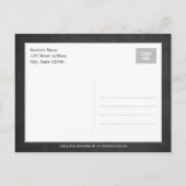 ドリンクを食べ怖いハロウィーン招待状はがき インビテーションポストカード (裏面)