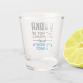 ドリンクを飲むおもしろい価値のあるウォッカ ショットグラス (裏面)