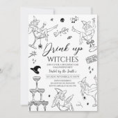 ドリンクアップウィッチカクテルハローウィンパーティ 招待状 (正面)