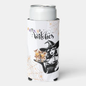 ドリンクアップウィッチズコスチュームカクテルハローウィンパーティ スリム缶クーラー (Seltzer正面)