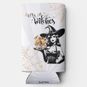 ドリンクアップウィッチズコスチュームカクテルハローウィンパーティ スリム缶クーラー (裏面)