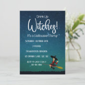 ドリンクアップウィッチズダークハローウィンパーティ招待状 招待状 (スタンド正面)