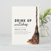 ドリンクアップウィッチズハローウィンパーティ招待状 招待状 (スタンド正面)