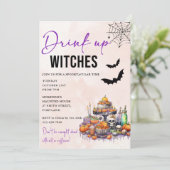 ドリンクアップウィッチズハローウィンパーティ招待状 招待状 (スタンド正面)