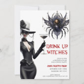 ドリンクアップウィッチズハローウィンパーティ招待状 招待状 (正面)