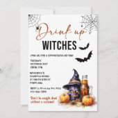 ドリンクアップウィッチズハローウィンパーティ招待状 招待状 (正面)