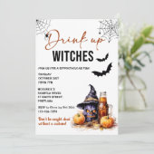 ドリンクアップウィッチズハローウィンパーティ招待状 招待状 (スタンド正面)