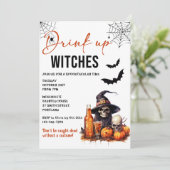 ドリンクアップウィッチズハローウィンパーティ招待状 招待状 (スタンド正面)