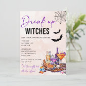 ドリンクアップウィッチズハローウィンパーティ招待状 招待状 (スタンド正面)