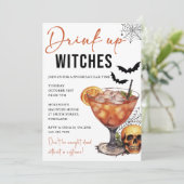 ドリンクアップウィッチズハローウィンパーティ招待状 招待状 (スタンド正面)