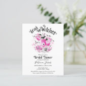 ドリンクアップウィッチズブライダルシャワー予算招待状 (スタンド正面)