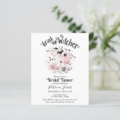 ドリンクアップウィッチズブライダルシャワー予算招待状 (スタンド正面)