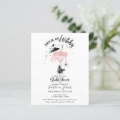 ドリンクアップウィッチズブライダルシャワー予算招待状 (スタンド正面)