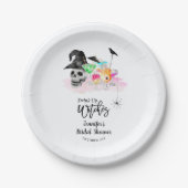 ドリンクアップウィッチズブライダルシャワー紙プレート ペーパープレート (正面)