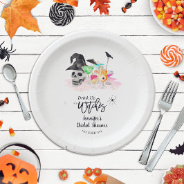 ドリンクアップウィッチズブライダルシャワー紙プレート ペーパープレート
