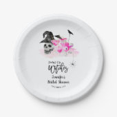 ドリンクアップウィッチズブライダルシャワー紙プレート ペーパープレート (正面)