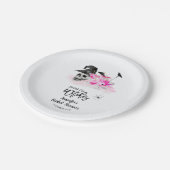 ドリンクアップウィッチズブライダルシャワー紙プレート ペーパープレート (アングル)