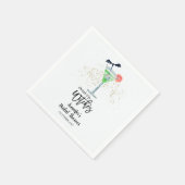 ドリンクアップウィッチハロウィーンカクテルブライダルシャワー スタンダードカクテルナプキン (角)