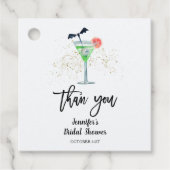 ドリンクアップウィッチハロウィーンカクテルブライダルシャワー フェイバータグ (正面)