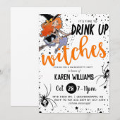 ドリンクアップウィッチハロウィーンバチェロレッテ 招待状 (正面/裏面)