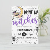 ドリンクアップウィッチハロウィーンバチェロレッテ 招待状 (スタンド正面)