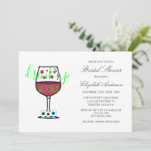 ドリンクアップウィッチハロウィーンブライダルシャワー 招待状 (スタンド正面)