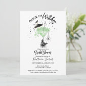 ドリンクアップウィッチハロウィーンブライダルシャワー 招待状 (スタンド正面)