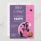 ドリンクアップウィッチハローウィンパーティ 招待状 (正面)