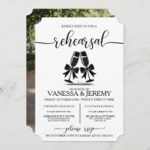 ドリンクアンドボーズリハーサルディナー招待状