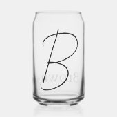 ドリンクウェアセット 文字B ガラス缶 (正面)