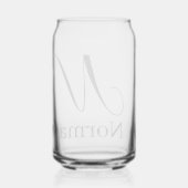 ドリンクウェアセット 文字N ガラス缶 (裏面)