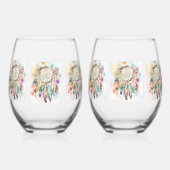 ドリンクウェア セット ステムなしワイングラス (正面)