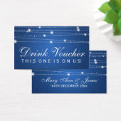 ドリンクエレガントバウチャーきらめくラインサファイアブルー (デスク)