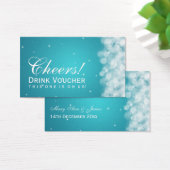 ドリンクエレガントバウチャーパーティースパークルターコイズ (デスク)