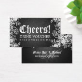 ドリンクエレガントバウチャービクトリアンフローズブラック (デスク)