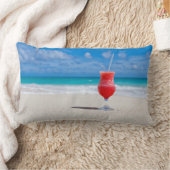 ドリンクオンビーチカスタム装飾用クッション ランバークッション (ブランケット)