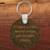 ドリンクオーダーのキーチェーン キーホルダー (正面)