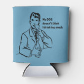 ドリンクオーバーレトロマンクーラーボックス 缶クーラー (正面)