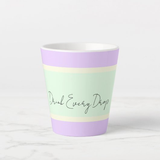 ドリンクオールドロップラテマグ カフェラテマグ (正面)