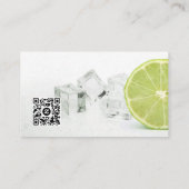 ドリンクカスタム注文カード – ライム 名刺 (裏面)