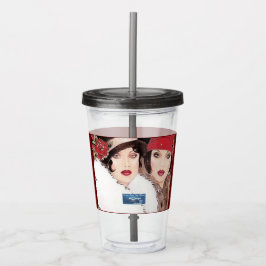 ドリンクカップ1 バーグ(Winter Red 2) RFPMDesigns 2024 アクリルタンブラー