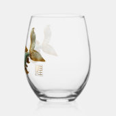 ドリンクガラス/磁器コイ/飲み物用品セット ステムなしワイングラス (左)