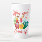 ドリンククールアップラテマグカップ カフェラテマグ (正面)