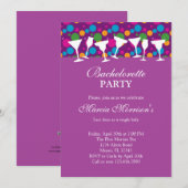 ドリンクグラス モダン バチェロレッテ インビテーション (正面/裏面)