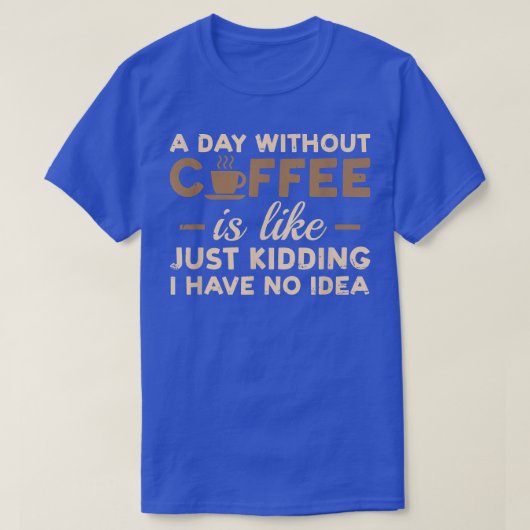 ドリンクコーヒーカフェインバリスタコーヒおもしろいー恋人D Tシャツ (デザイン正面)