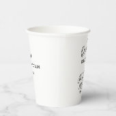 ドリンクシンプルをおもしろいカスタムドッグ結婚ズ 紙コップ (右)