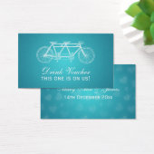 ドリンクシンプルバウチャータンデムバイクターコイズ (デスク)