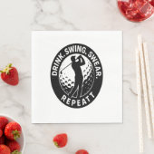 ドリンクススウィームリピーター スタンダードランチョンナプキン (インサイチュ)